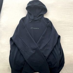 Lululemon Sz Large City Sweat Hoodie - Navy